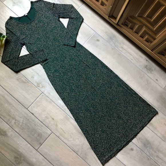 Vintage 90’s boho stretchy maxi dress! No size tag- guess is a M - Picture 1 of 8